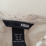 H&M top large beige like new