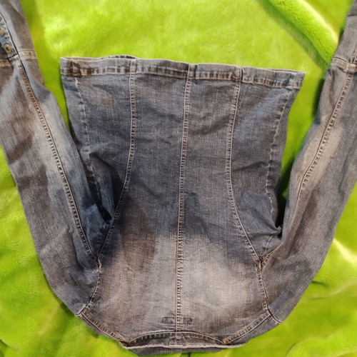 Caramella women's denim jacket like new, very elastic and comfortable