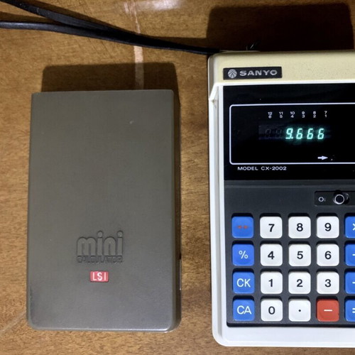 Sanyo CX-2002 calculator vintage 1974 used