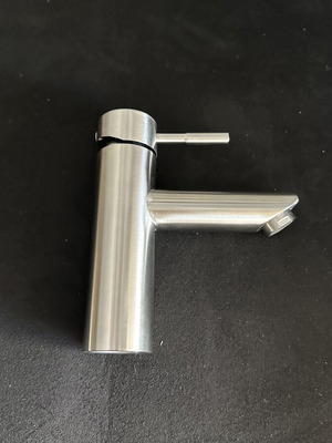 Italian INOX sink faucet new, silver 35mm