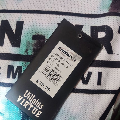 Villains of Virtue men's sleeveless tie-dye shirt XXL new