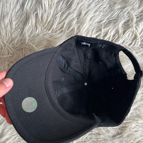 Stussy Stock Logo Cap new, black