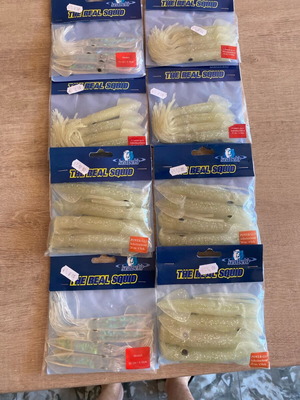 Silicone Squid Lure new