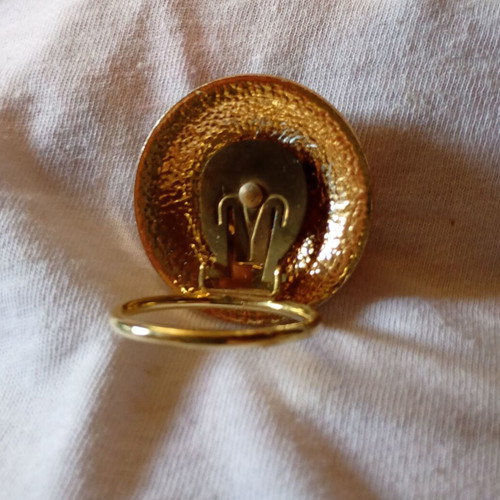 Rosie Scarf Buckle like new, metal, diameter 47 mm
