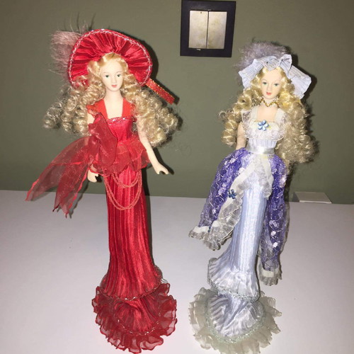 Doll set of 2 pieces for decoration