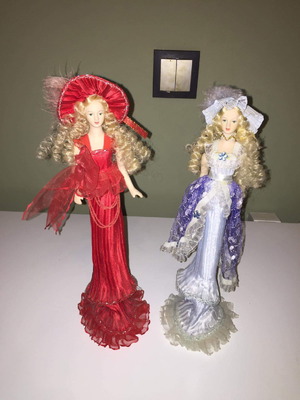 Doll set of 2 pieces for decoration