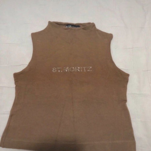 BSB sleeveless top like new, camel color, size S