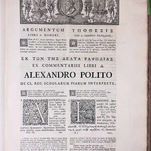 Eustathii Commentarii in Homeri Iliad three-volume edition like new