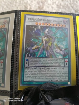 Yu-Gi-Oh D/D/D Super Doom King Bright Armageddon like new