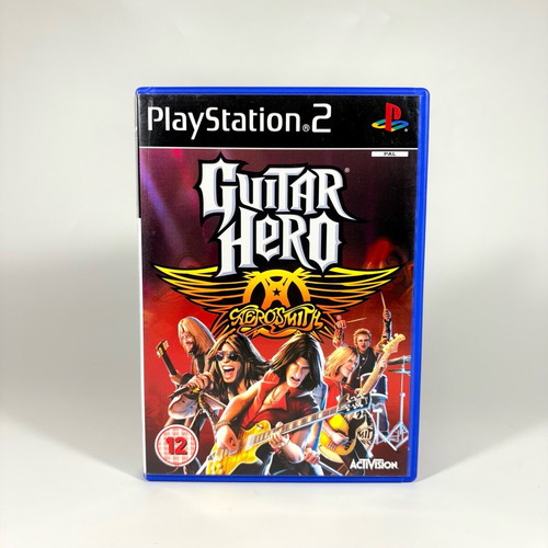 Guitar Hero Aerosmith PS2 used, complete with manual