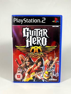 Guitar Hero Aerosmith PS2 used, complete with manual
