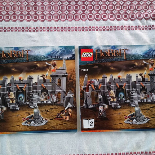 Lego Hobbit Set 79014 instructions used, Dol Guldur Battle