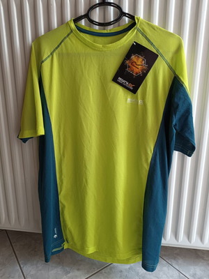 Regatta Volito Men's T Shirt New Blue Yellow Size M