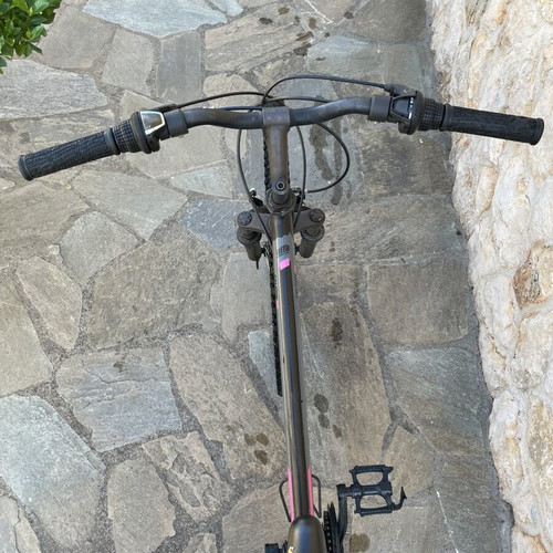 Clermont MTB 29" mountain bike used, black/grey with pink details