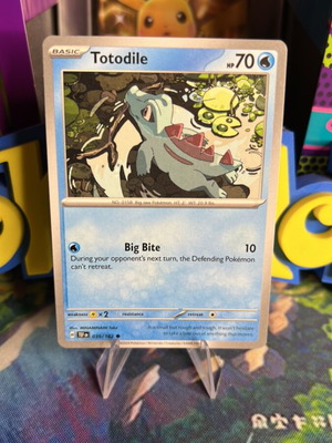 Totodile TEF Pokemon card