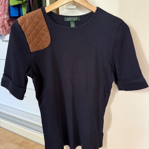 Ralph Lauren blue blouse size Medium like new