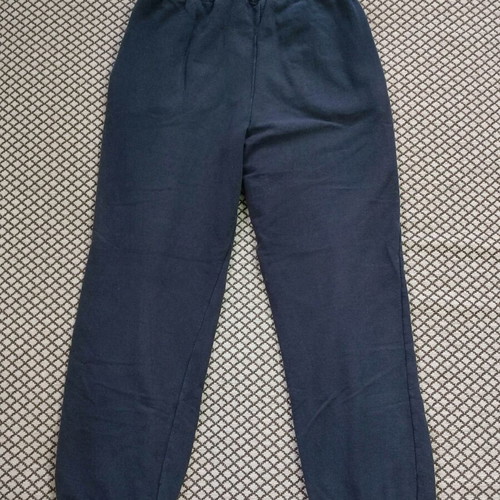Blue dark sweatpants used, comfortable fit