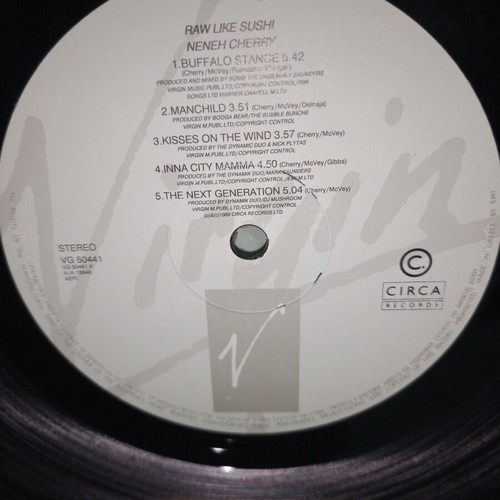 Neneh Cherry vinyl used, Raw Like Sushi album, pop