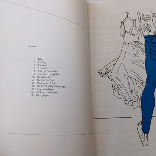Collectible songbook Songs by Sting by The Police like new