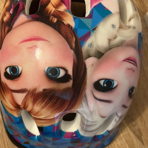 Frozen kids helmet