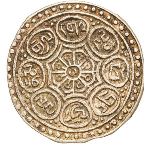 Tangka Ga-den Tangka 1840-1930 Tibet used