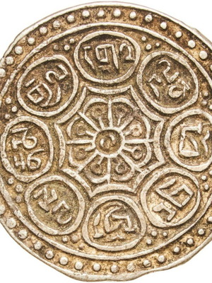 Tangka Ga-den Tangka 1840-1930 Tibet used
