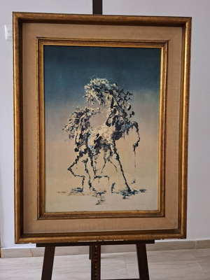 Cavalli painting by Aladino Ghioni like new