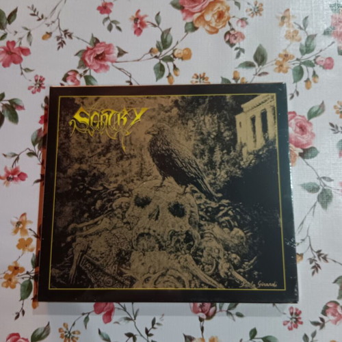 Sentry CD with artwork by Paolo Girardi, heavy metal