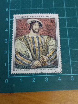 France Stamp 1967 like new, art design