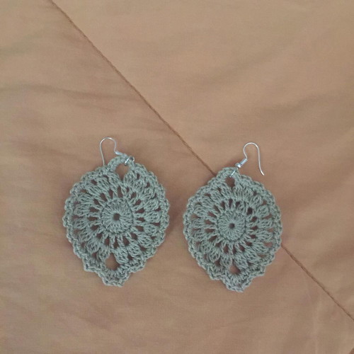 Handmade crocheted earrings made-to-order