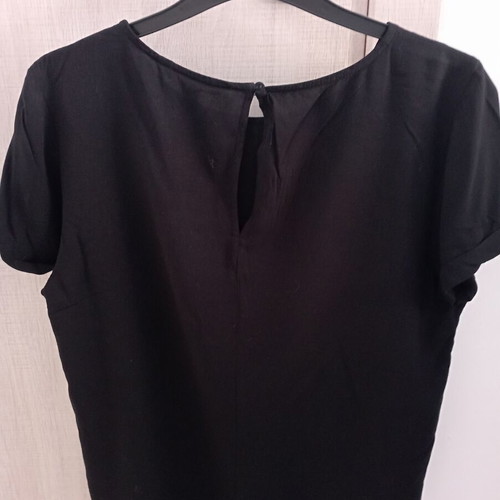 Review black t-shirt new, size S