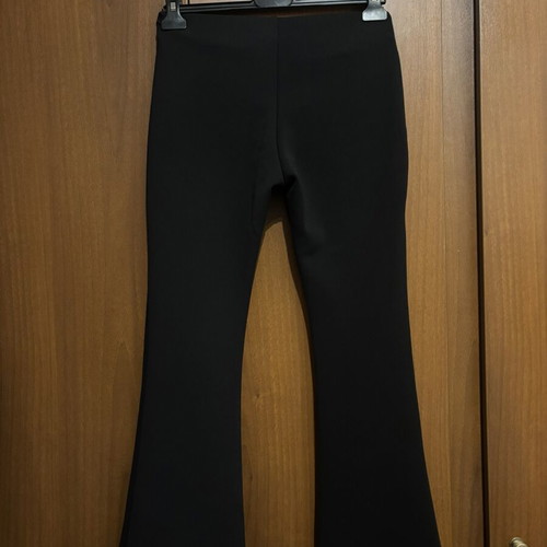 Zara black flare pants with studs, new with tag
