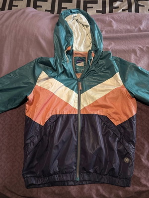 Pull & Bear spring jacket used, size L, multicolor
