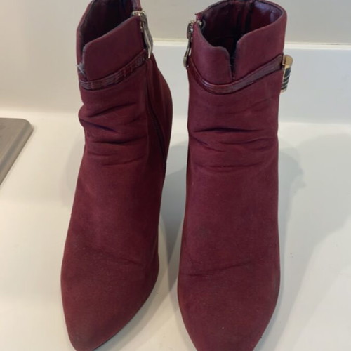 Bordeaux Axel ankle boots used, size 38