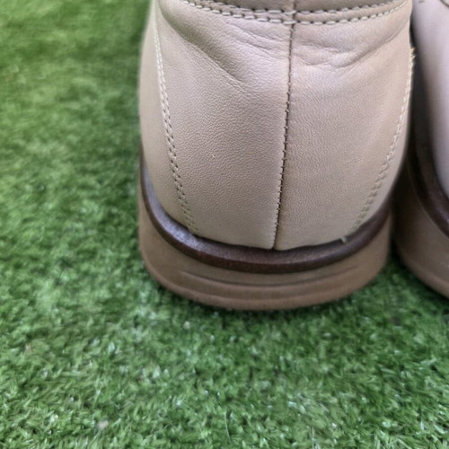 Gianna Kazakou Mocassino like new, men's leather shoes size 42 beige