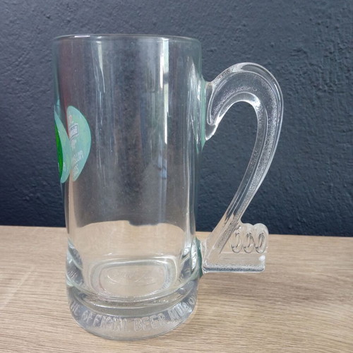 Heineken milenioum 2000 beer glass like new, collectible