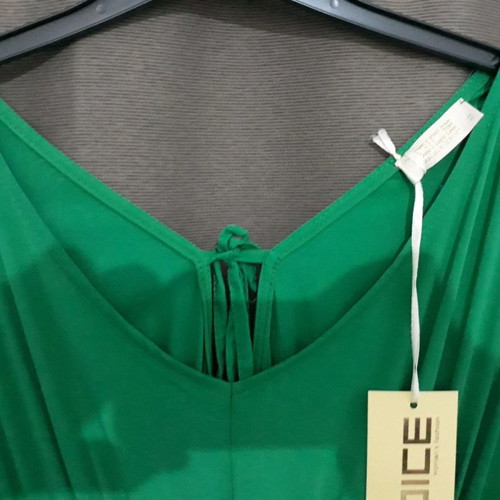 Plus Size γυναικείο φόρεμα καινούργιο, πράσινο, μέγεθος XXL, μακρύ με λάστιχο στη μέση