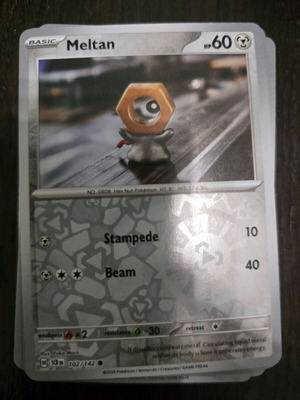 Meltan Pokemon card new