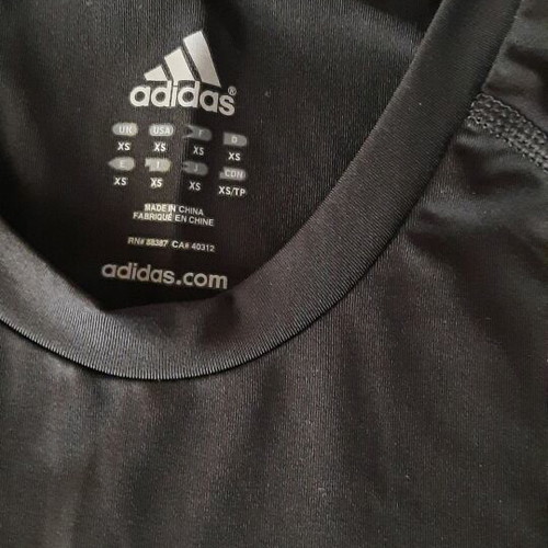 Adidas Techfit Climalite shirt black size XS new
