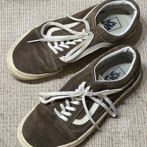 Vans Old Skool brown sneakers used, size 41