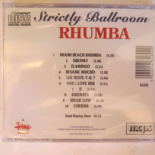 Strictly Ballroom 7 CD collection used by Francisco Montaro Ensemble