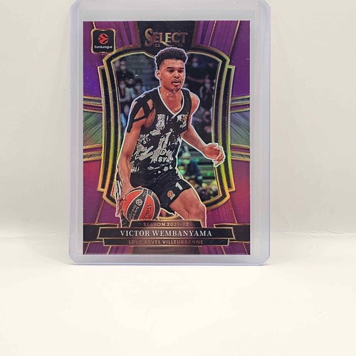 2025-26 Panini Select EuroLeague Victor Wembanyama Premier Level /99 card