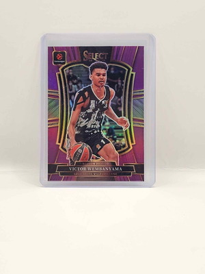 2025-26 Panini Select EuroLeague Victor Wembanyama Premier Level /99 card