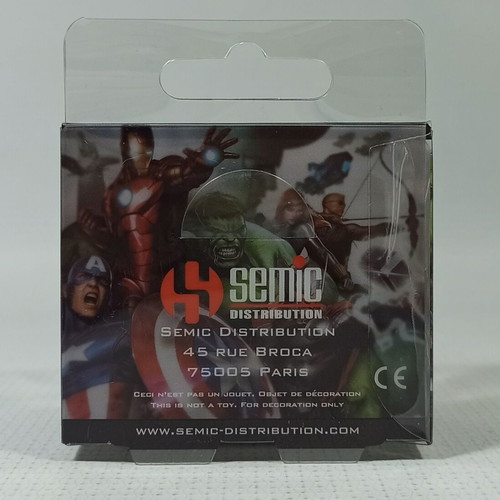 Semic Marvel Daredevil Logo Metal Keychain new, 5 cm