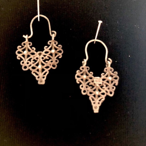 Gianniotika earrings like new, 925 silver, traditional style