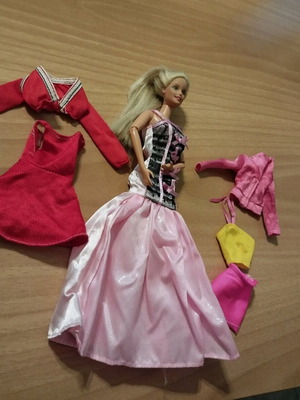Barbie doll and clothes
