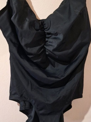 Black one-piece swimsuit new, size 58