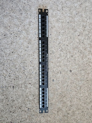 Panduit Patch Panel Copper U/UTP 24 Ports CAT6 1U Like New