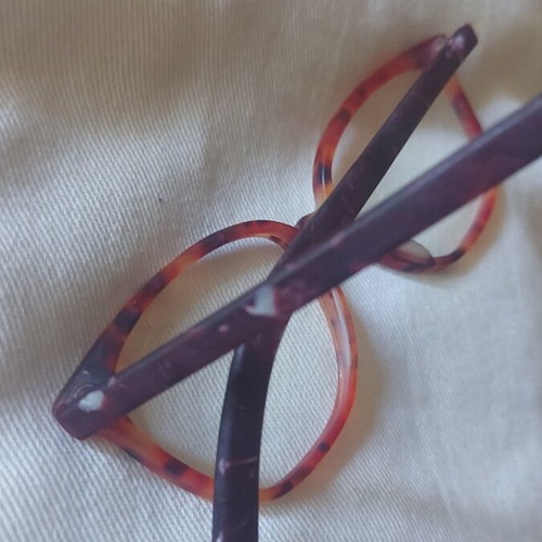Vintage Optical Frame Tortoiseshell Brown Purple like new, size 50