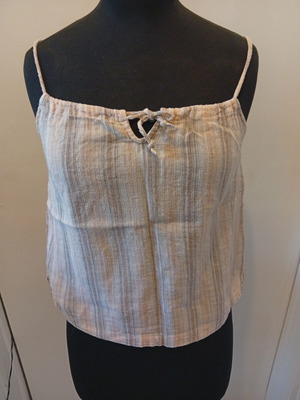 Badila women's summer top used, size M, beige and brown